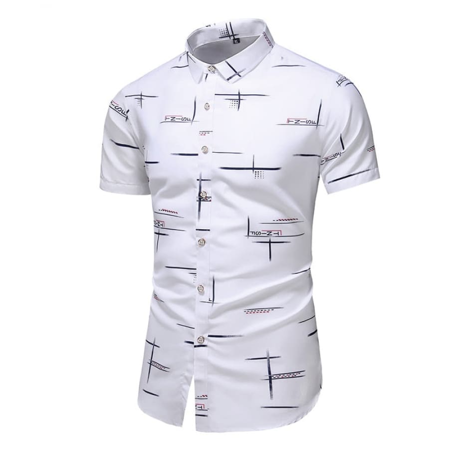 Camisa Masculina Clearence Branco / Pp Camisa_07