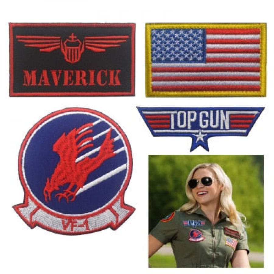 Patch Bordado Top Gun Maverick 01 Patch01