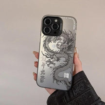 Case iPhone Silicone Design Dragão Chinês Rextore