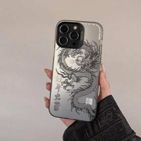 Case iPhone Silicone Design Dragão Chinês Rextore