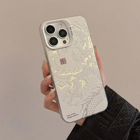 Case iPhone Silicone Design Dragão Chinês Rextore