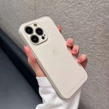 Capinha Iphone Couro Premium com Logo Elegante - Rextore