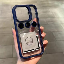 Capinha IPhone Transparente com Proteção de Lente e Suporte Metálico Rextore