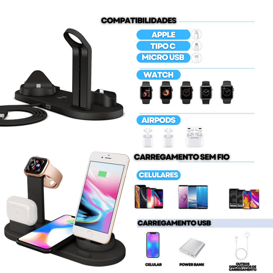 Carregador Sem Fio 7 Em 1 Para Apple Watch 01